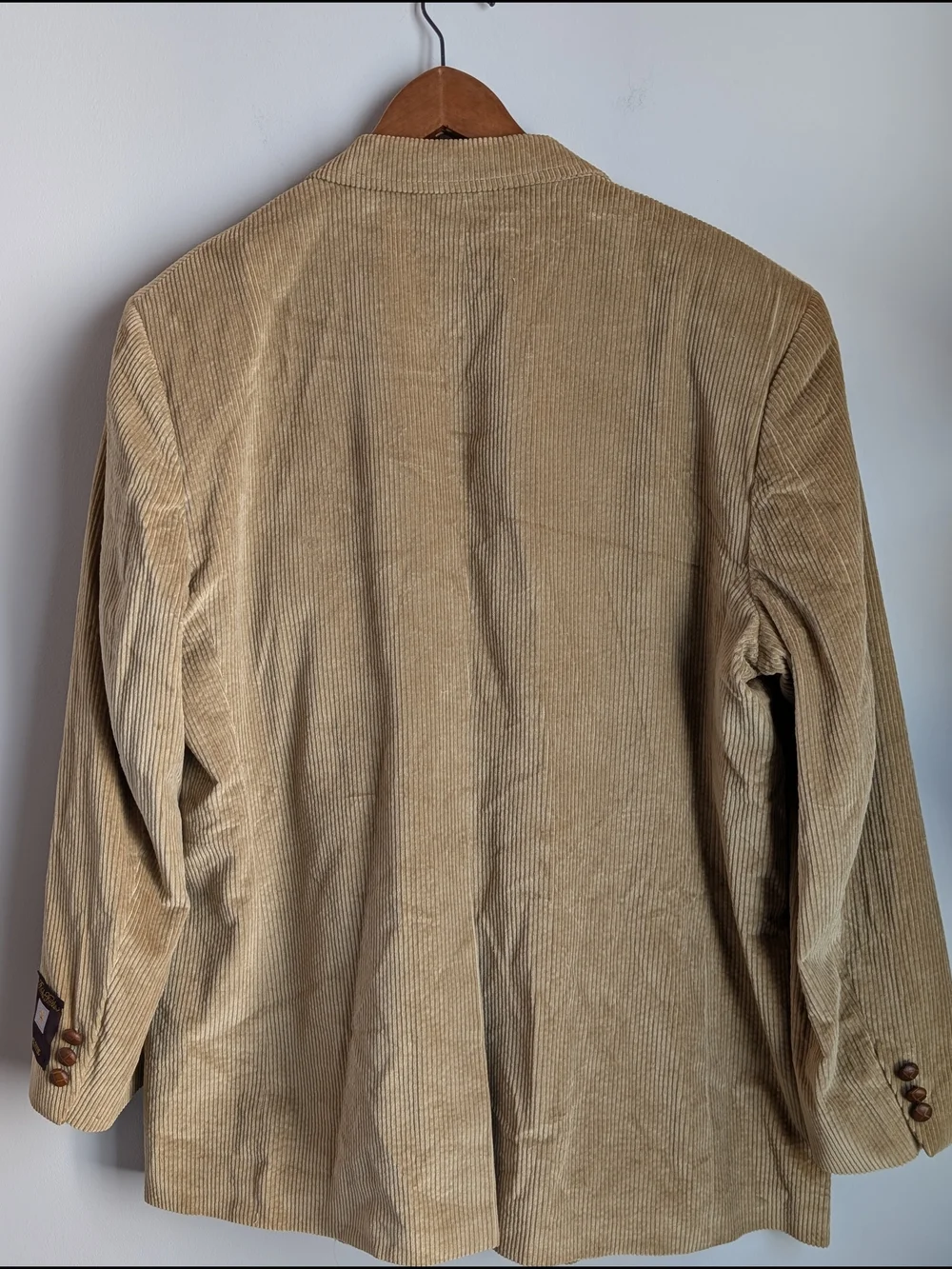 VTG Brooks Brothers Blazer Mens 48R Brown Corduroy Made In USA Sport Coat Union